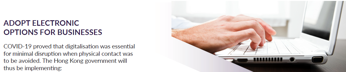 Hong Kong Budget 2021 - Digitalisation