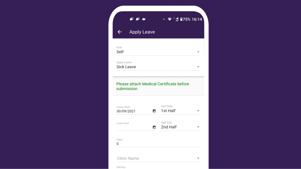 Ignite-Leave-Application Ignite Leave Application