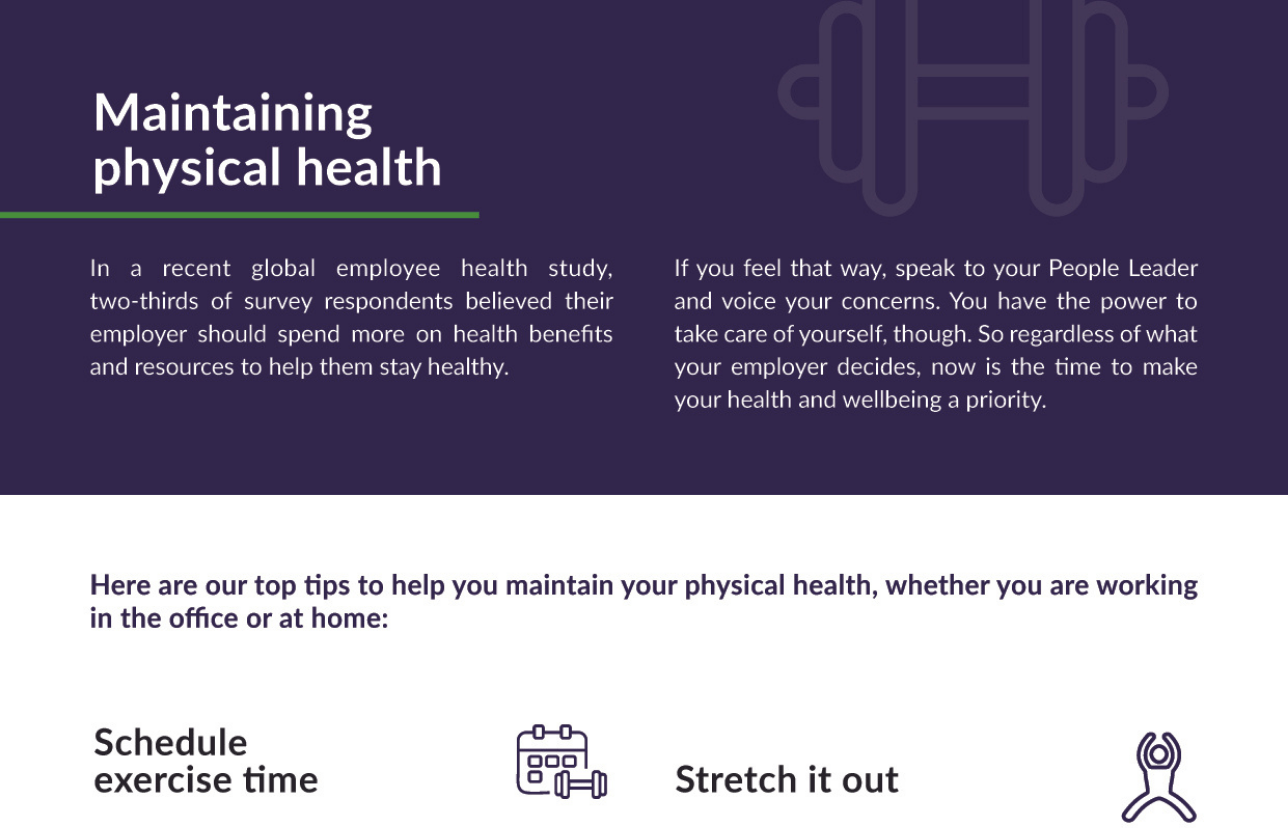 Maintaining physical health